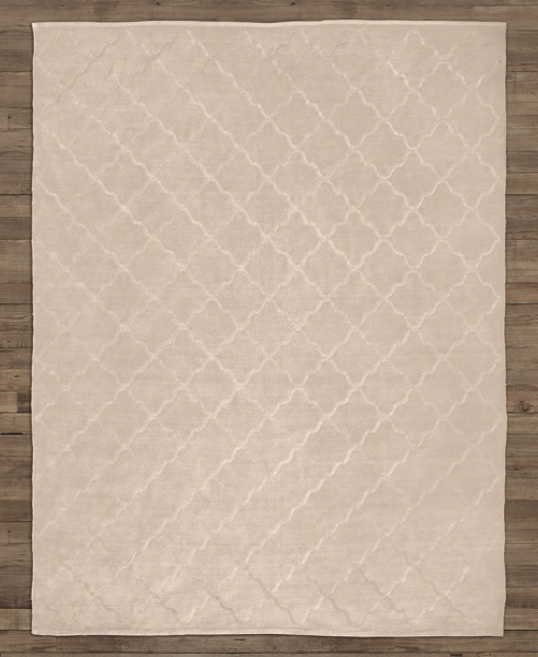 Merle Embroidered Chenille Rug