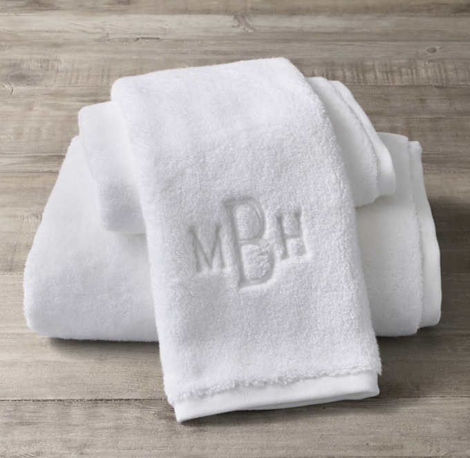 Monogrammed Ultra Soft Turkish Towel